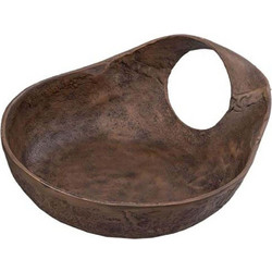 Διακοσμητικό Μπωλ Serve Loop 034401 29x24x10cm Bronze Αλουμίνιο
