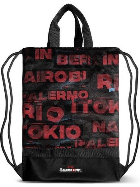 LA CASA DE PAPEL - Cities - Gym Bag '49x34x1cm'