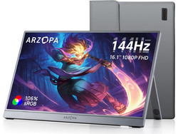 Arzopa Z1FC IPS Φορητό Monitor 16.1" 1920x1080 FHD 144Hz