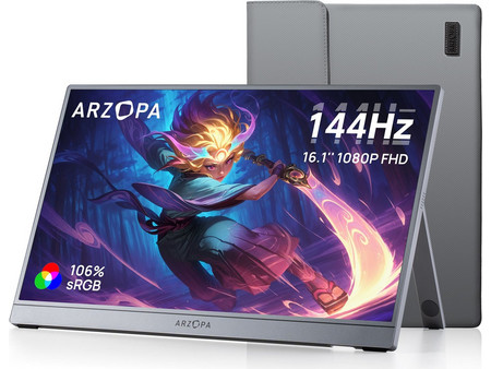 Arzopa Z1FC IPS Φορητό Monitor 16.1" 1920x1080 FHD 144Hz