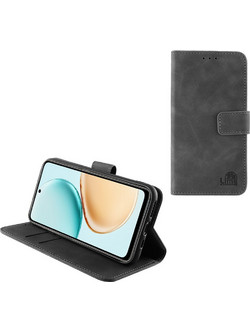Lime Essential Magnet Book Stand Clip Θήκη (Honor X7D 6.77in) Grey