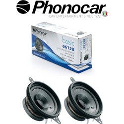 Phonocar 66120 Σετ Ηχεία Αυτοκινήτου 3.5" Dual Cone 15W RMS