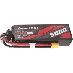 Gens ace G-Tech 5000mAh 11.1V 60C 3S1P Lipo With XT60 Plug