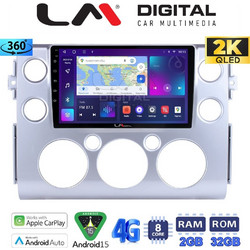 LM Digital ZB8563 Ηχοσύστημα Αυτοκινήτου με Οθόνη Αφής 2DIN USB Bluetooth & GPS
