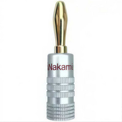 Nakamichi Banana Plug Επιχρυσωμένος Σύνδεσμος Καλωδίου Ηχείου Κόκκινο