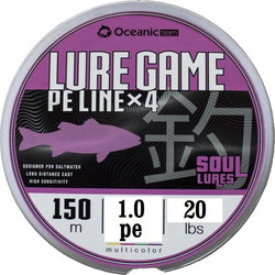 Νήμα Oceanic Team Lure Game Braid x4 PE1.0 150m OC06LUREGAMEX4-1.0