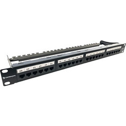Conexpro PP24-6-UTP Ethernet Patch Panel Rack 1U 19" 24 Θυρών Cat.6 Unshielded UTP