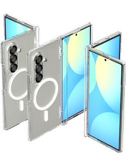 Spigen Ultra Hybrid Pro MagFit Back Cover Clear White (Samsung Galaxy Z Fold 7)