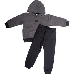 Serafino Παιδικό Σετ Φόρμας Γκρι FW25-6235