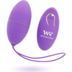 Womanvibe Alsan Egg Δονητής Egg για Ζευγάρια με Τηλεχειριστήριο Μωβ