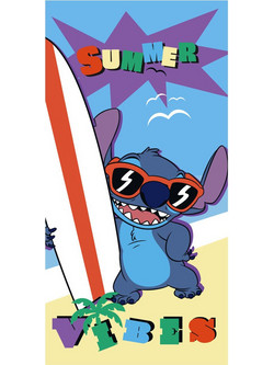 Disney Stitch microfibre beach towel