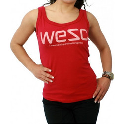 WESC Women Tank Top - CERISE - 121we-00260