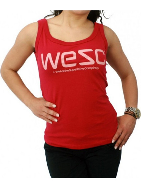 WESC Women Tank Top - CERISE - 121we-00260