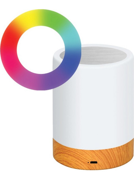 Techly Techly LED Color Wireless Επιτραπέζια Λάμπα 1,6W