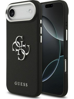 Guess Grained Big 4G Classic Logo Θήκη Black (iPhone Air)
