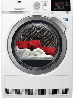 AEG T8DBG49S Στεγνωτήριο Ρούχων 9kg A++ με Αντλία Θερμότητας