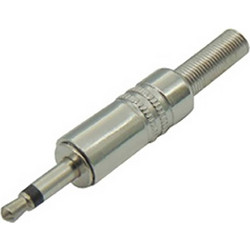 ΚΑΡΦΙ MONO 3.5mm ΜΕΤΑΛΛΙΚΟ ΝΙΚΕΛ JT-3008B JKG (ΣΕΤ ΜΕ 10)