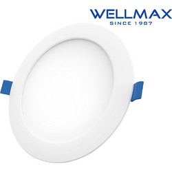 ΦΩΤΙΣΤΙΚΟ LED DOWNLIGHT ΧΩΝΕΥΤΟ ΣΤΡΟΓΓΥΛΟ Φ225 24W 2500LM 4000K WELLMAX (ΣΕΤ ΜΕ 2)