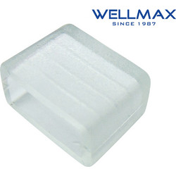 ΤΕΡΜΑΤΙΚΟ ΤΑΙΝΙΑΣ LED 230VAC 12mm END CAP WELLMAX (ΣΕΤ ΜΕ 5)