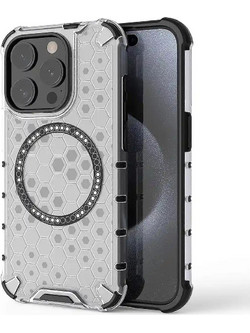 Techsuit Θήκη HoneyComb Shield MagSafe iPhone 15 Pro Max White