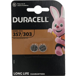 Duracell 303/357 Silver Oxide 2τμχ