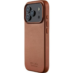 Θήκη iPhone 18 Pro / 17 Pro MUJJO by Troubadour Full Leather Case Δερμάτινη με MagSafe - Tan (MUJJO-CL-061-TN)
