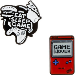 Καρφίτσες Μεταλλικές Game - 2 τμχ