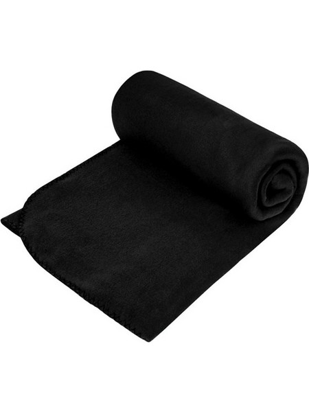 Κουβέρτα Fleece Διπλή Μαύρη 240x220cm