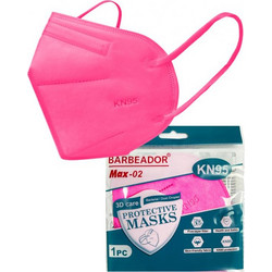 Barbeador MAX-02 FFP2 Filtering Half Mask Φούξια 20τμχ