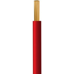 Πολύκλωνο ΚΟΚΚΙΝΟ καλώδιο HO7V-R 1 x 10 mm PVC ΝΥΑ