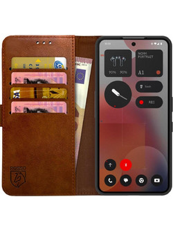 Rosso Element Book Flip Θήκη Brown (Nothing Phone 3a Pro)