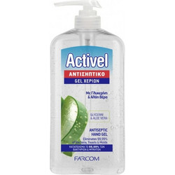 Farcom Activel Plus Αντισηπτικό Gel Χεριών με Αντλία 1lt