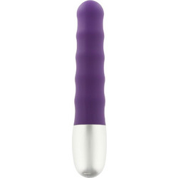 Seven Creations Discretion Ribbed Δονητής 11cm Μωβ
