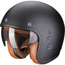Scorpion Evo Belfast Luxe Matt Black Κράνος Μηχανής Jet 1000gr