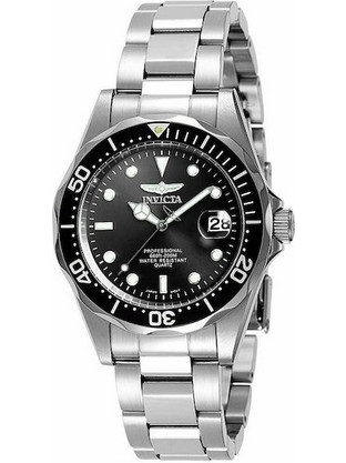 Invicta Pro Diver Ανδρικό Ρολόι με Ασημί Μεταλλικό Μπρασελέ 8932