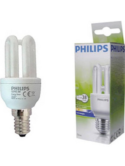 Λάμπα οικονομίας 3U E14 11W 600LM 2700K WARM WHITE GENIE PHILIPS