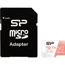 Silicon Power Superior Pro microSDXC 512GB Class 10 U3 V30 UHS-I A1 + Adapter
