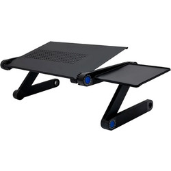 Πτυσσόμενο Τραπεζάκι για Laptop ή Tablet Μαύρο