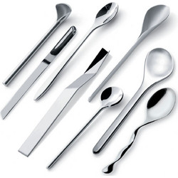 Alessi Designer Set of 8 Coffee Spoons MSPOONSET