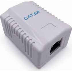 Mount Box Cablexpert Cat6 FTP (NCAC-1F6A-01) 1-Port - White NCAC-1F6A-01
