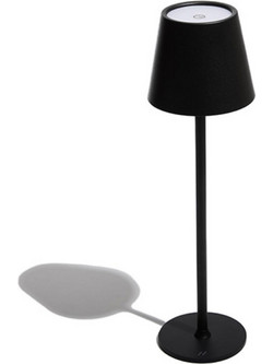 Muitomas Επαναφορτιζόμενο LED Φωτιστικό Γραφείου USB-C 1800mAh Μαύρο TABLELAMPBK