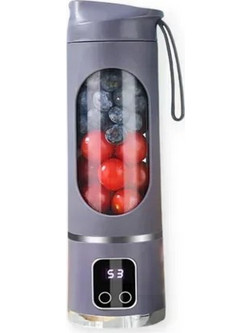 Φορητό ηλεκτρικό μπλέντερ χειρός 450ml Juicing Cup HS-860 γκρι