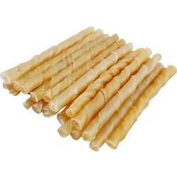 Μασόμενα Twist Sticks για Σκύλους απο Φυσικό Δέρμα 12,5εκ. (20τμχ)