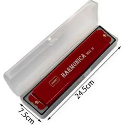 Παιδική Φυσαρμόνικα 18 Νότες σε Θήκη SDS-25670 Kόκκινο