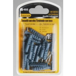 Βίδες με Ούπα 16 τμχ 3x40mm+Φ6mm Bossram 680745