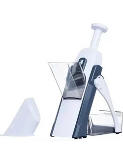 Πολυκόφτης λαχανικών πλαστικός Brava Spring Slicer μπλε