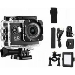 SDWI8 Action Camera HD με WiFi και Οθόνη 2" Μαύρη