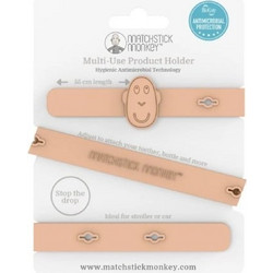 Munchkin Matchstick Monkey Multi Use Product Holder Dusty Pink Πολυχρηστική Λαβή Σιλικόνης 55cm