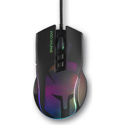 Spartan Gear Agis Ενσύρματο Gaming Ποντίκι RGB Black