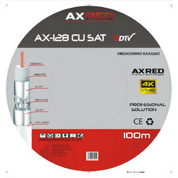 AX-128 CU SAT AXRED ΟΜΟΑΞΟΝΙΚΟ ΔΟΡΥΦΟΡΙΚΟ ΚΑΛΩΔΙΟ (ΧΑΛΚΟΣ)
